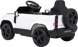 Elektromobilis Land Rover Defender, baltas