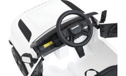Elektromobilis Land Rover Defender, baltas