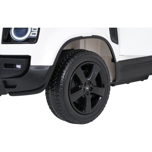 Elektromobilis Land Rover Defender, baltas