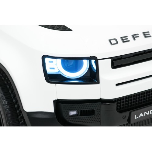 Elektromobilis Land Rover Defender, baltas