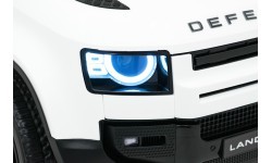 Elektromobilis Land Rover Defender, baltas