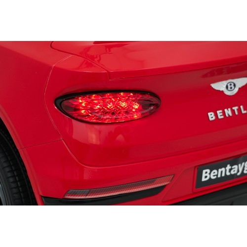 Elektromobilis Bentley Bentayga S, raudonas