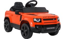 Электромобиль Land Rover Defender, оранжевый