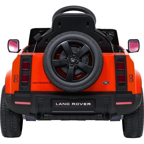 Elektromobilis Land Rover Defender, oranžinis