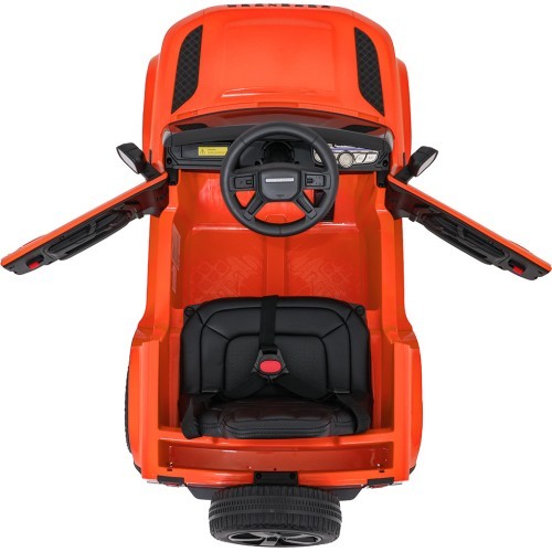 Elektromobilis Land Rover Defender, oranžinis