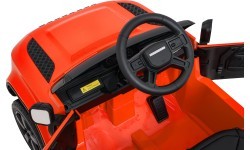Электромобиль Land Rover Defender, оранжевый