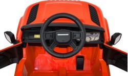 Elektromobilis Land Rover Defender, oranžinis