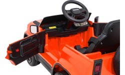 Land Rover Defender Orange Vehicle