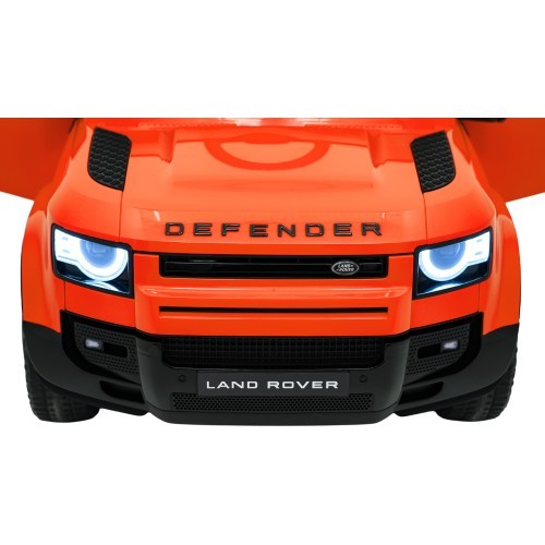Land Rover Defender Orange Vehicle