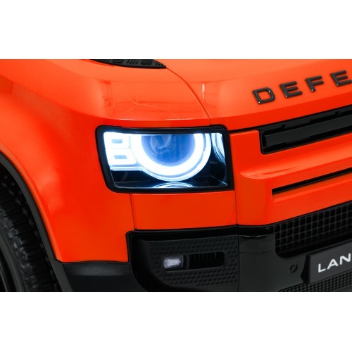 Elektromobilis Land Rover Defender, oranžinis
