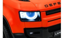 Elektromobilis Land Rover Defender, oranžinis