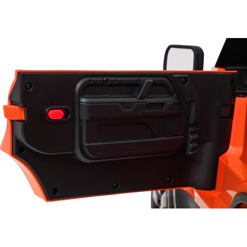 Elektromobilis Land Rover Defender, oranžinis