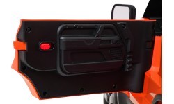 Elektromobilis Land Rover Defender, oranžinis