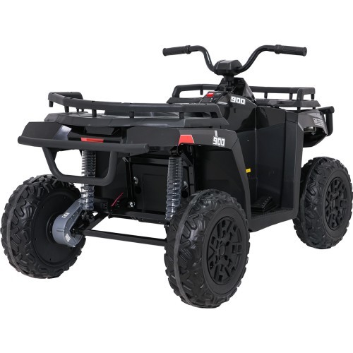 Keturratis 4x4 ATV WOLF, juodas