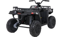 Keturratis 4x4 ATV WOLF, juodas
