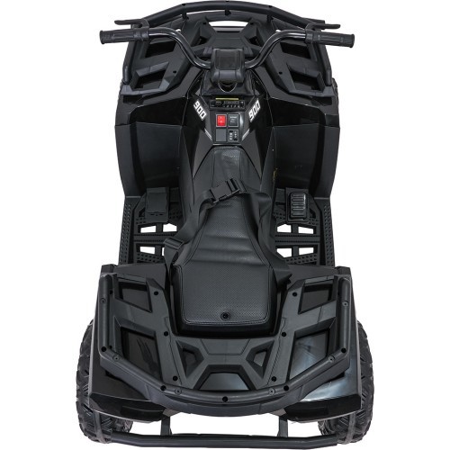 Keturratis 4x4 ATV WOLF, juodas