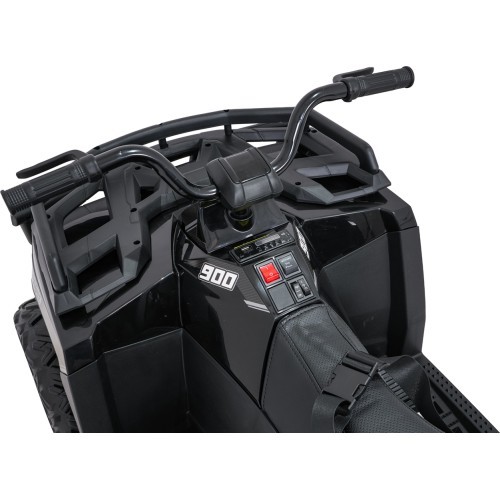 Keturratis 4x4 ATV WOLF, juodas