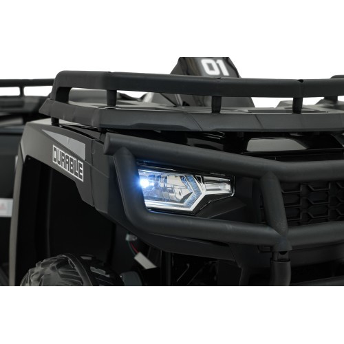 Keturratis 4x4 ATV WOLF, juodas