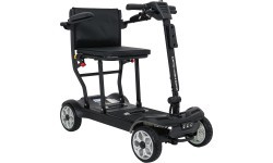 EasyGo Black Four-Wheel Electric Scooter for Seniors
