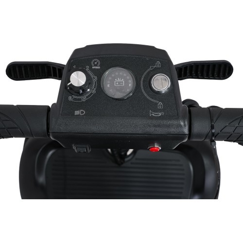 EasyGo Black Four-Wheel Electric Scooter for Seniors