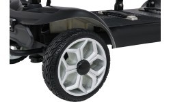 EasyGo juoda keturračia elektrinė paspirtukė senjorams