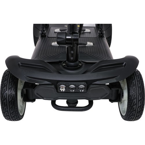 EasyGo Black Four-Wheel Electric Scooter for Seniors