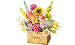 Spring Bouquet in a Basket Building Blocks Set 1615 pcs.