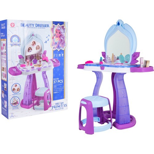 Dressing Table with Light and Sound Function + Accessories