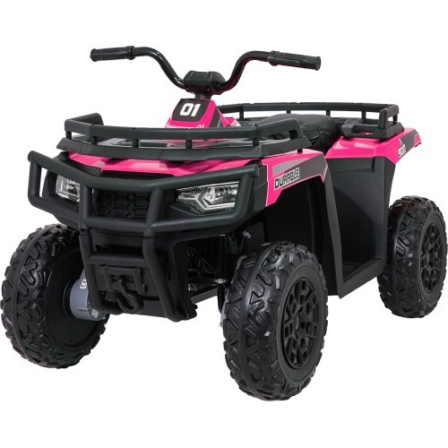 Детский электромобиль WOLF Pink 4x4 квадроцикл, розовый