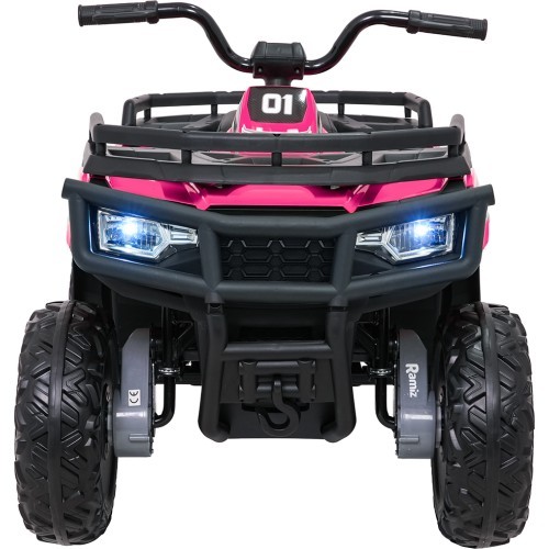 Детский электромобиль WOLF Pink 4x4 квадроцикл, розовый