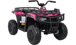Elektromobilis vaikams WOLF Pink 4x4 keturratis, rožinis