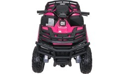Elektromobilis vaikams WOLF Pink 4x4 keturratis, rožinis