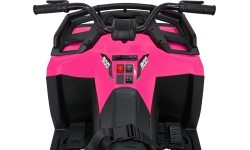 Elektromobilis vaikams WOLF Pink 4x4 keturratis, rožinis