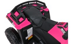 Elektromobilis vaikams WOLF Pink 4x4 keturratis, rožinis