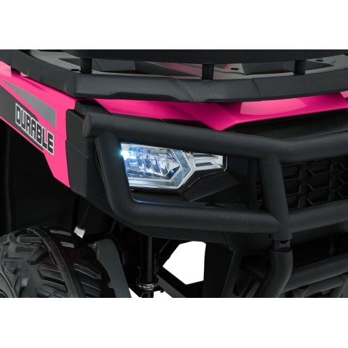 Детский электромобиль WOLF Pink 4x4 квадроцикл, розовый
