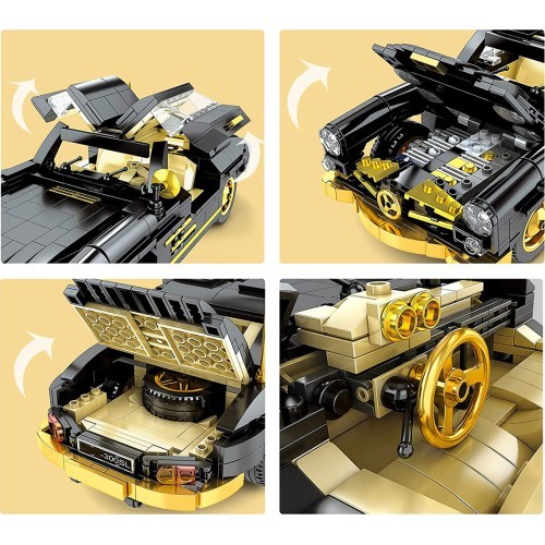 Retro automobilio konstruktorius, 886 detalės
