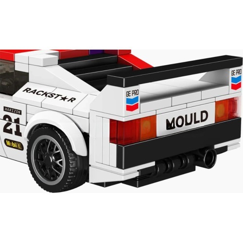 Sports Vehicle Brick Set White 411pcs.