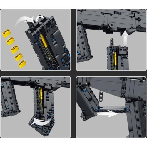 Karinio šautuvo konstruktorius, 1133 detalės