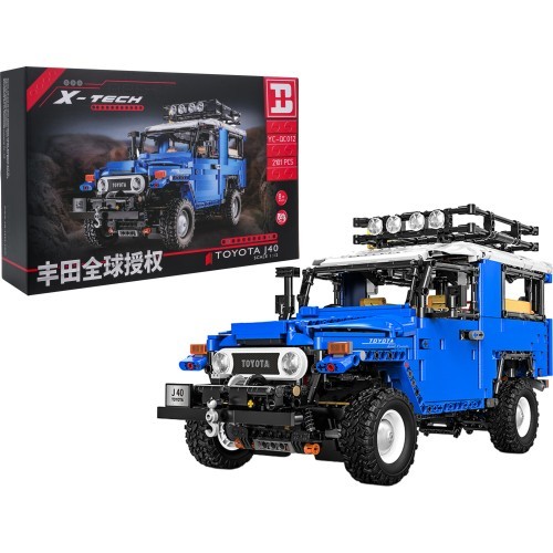 Set of 2087 Off-road Vehicle Building Blocks Blue