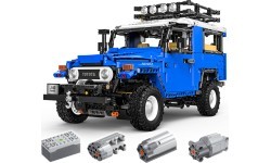 Set of 2087 Off-road Vehicle Building Blocks Blue