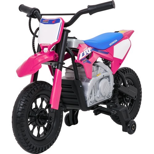 Elektrinis motociklas Honda CFR450R, rožinis