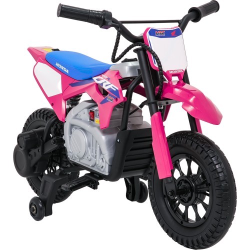 Elektrinis motociklas Honda CFR450R, rožinis