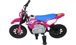 Elektrinis motociklas Honda CFR450R, rožinis
