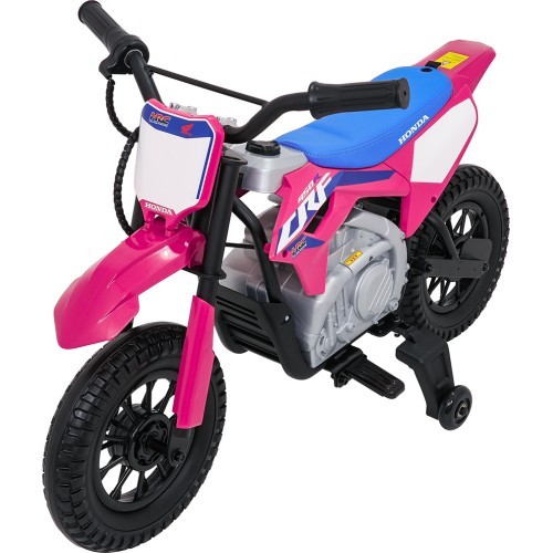 Elektrinis motociklas Honda CFR450R, rožinis
