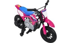 Elektrinis motociklas Honda CFR450R, rožinis