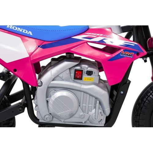 Электрический мотоцикл Honda CFR450R, розовый