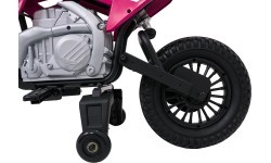 Elektrinis motociklas Honda CFR450R, rožinis
