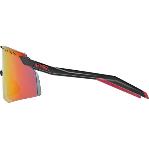 Очки Uvex Pace Stage black matt / mirror red