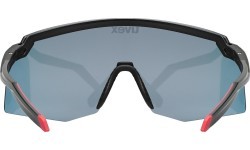 Очки Uvex Pace Stage black matt / mirror red