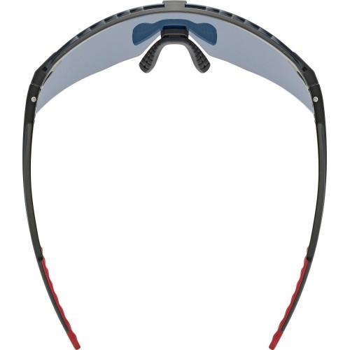 Очки Uvex Pace Stage black matt / mirror red